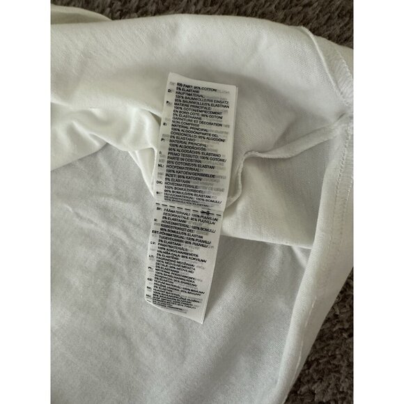 Adidas Womens Regular fit Short Sleeve Animal Print Logo T-Shirt Shirt 4X White - Picture 9 of 12